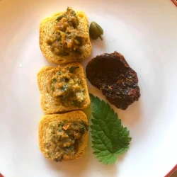 Recepta de paté #1: Tapenade d'ortigues